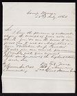 Letter from Lieutenant Thomas I. Norman to Captain Thomas Sparrow